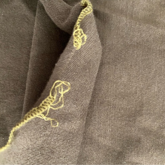 NWT Good American Cotton Exposed Seam Crop Long Sleeve Top 3 - Picture 7 of 11